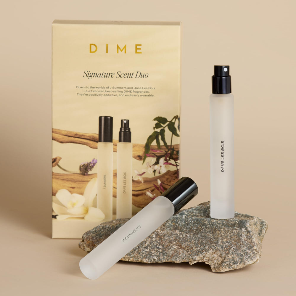 DIME Eco-friendly packaging communicates sustainable beauty that fits daily routines.
