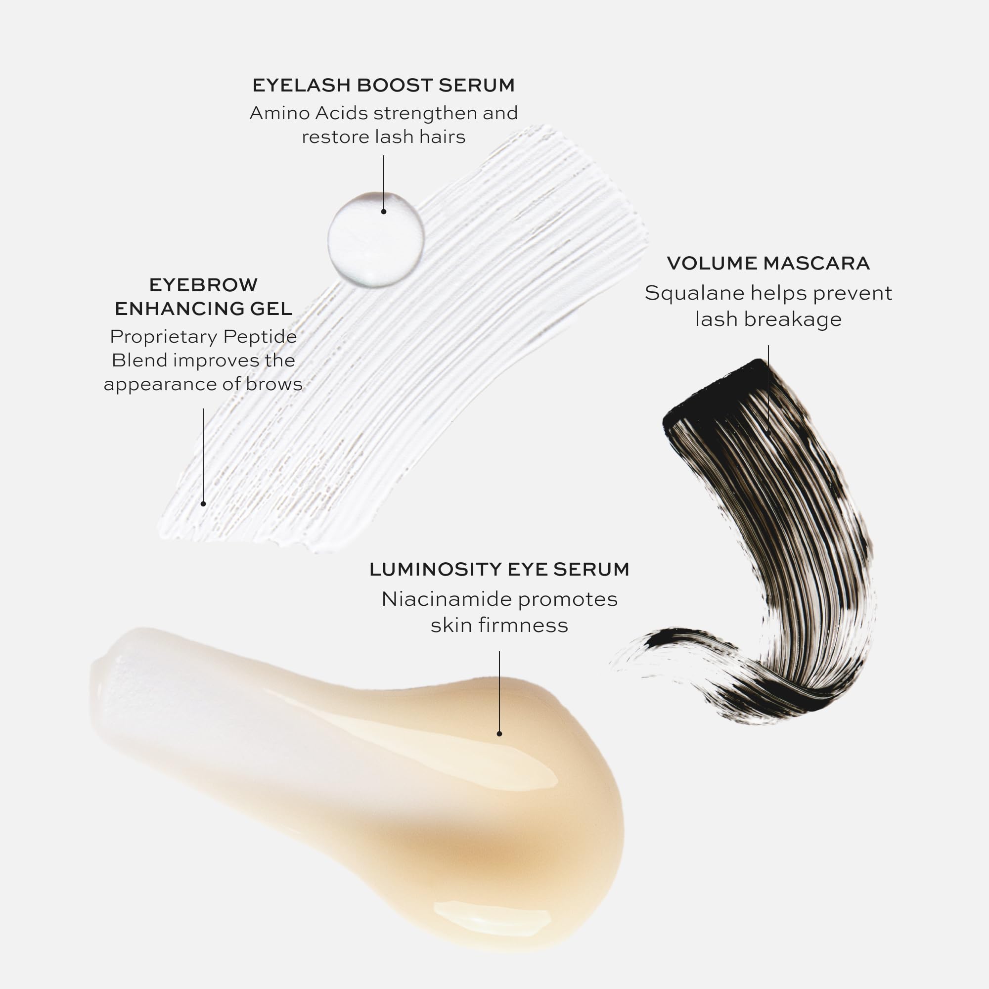 DIME Brow Serum wand for defined brows and natural hold