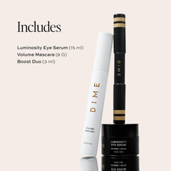 DIME Eyelash Serum wand for growth support and precise application