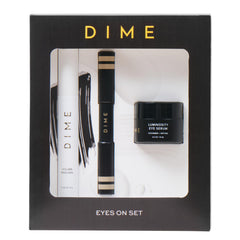 DIME Luminosity Eye Serum bottle for brightening under-eye areas