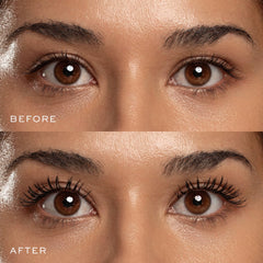 DIME Lash Primer white formula ready to coat lashes for prep