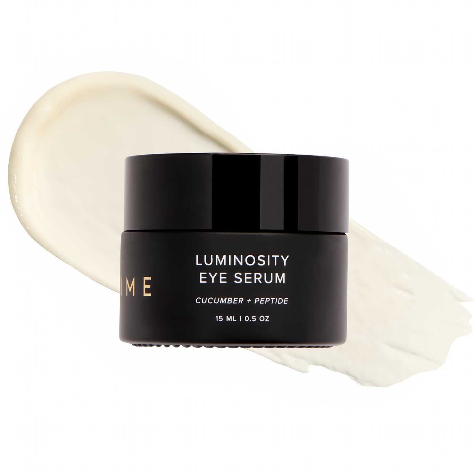 DIME Luminosity Eye Serum jar ready for daily brightening and depuffing.