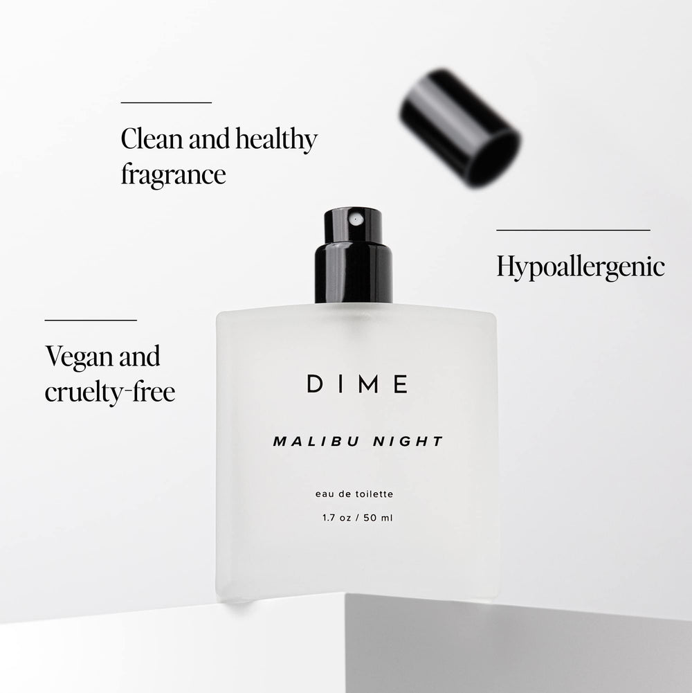 DIME Malibu Night USA-made label reflects clean production and trusted quality