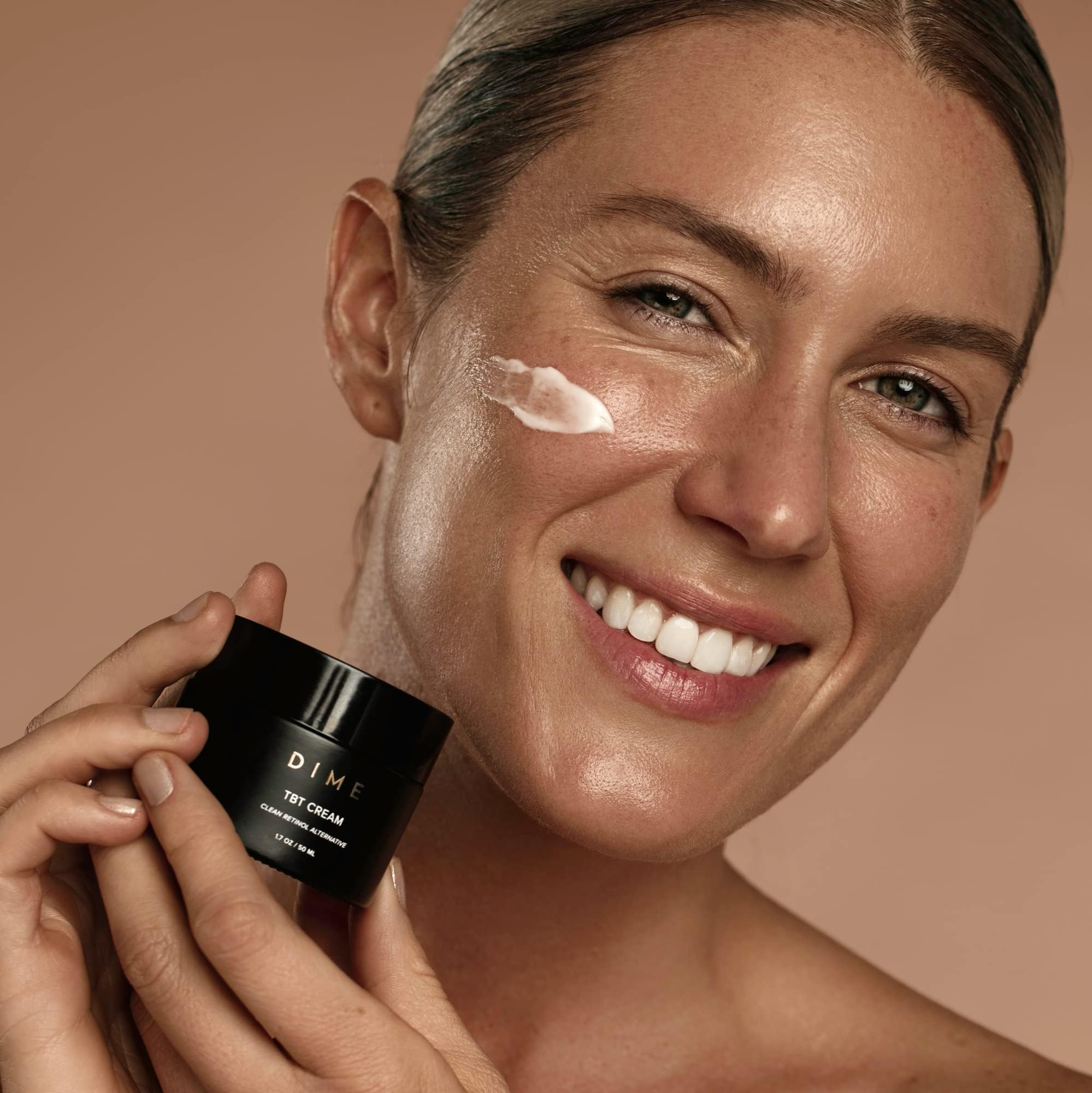 DIME TBT Cream vegan cruelty-free logo depicted