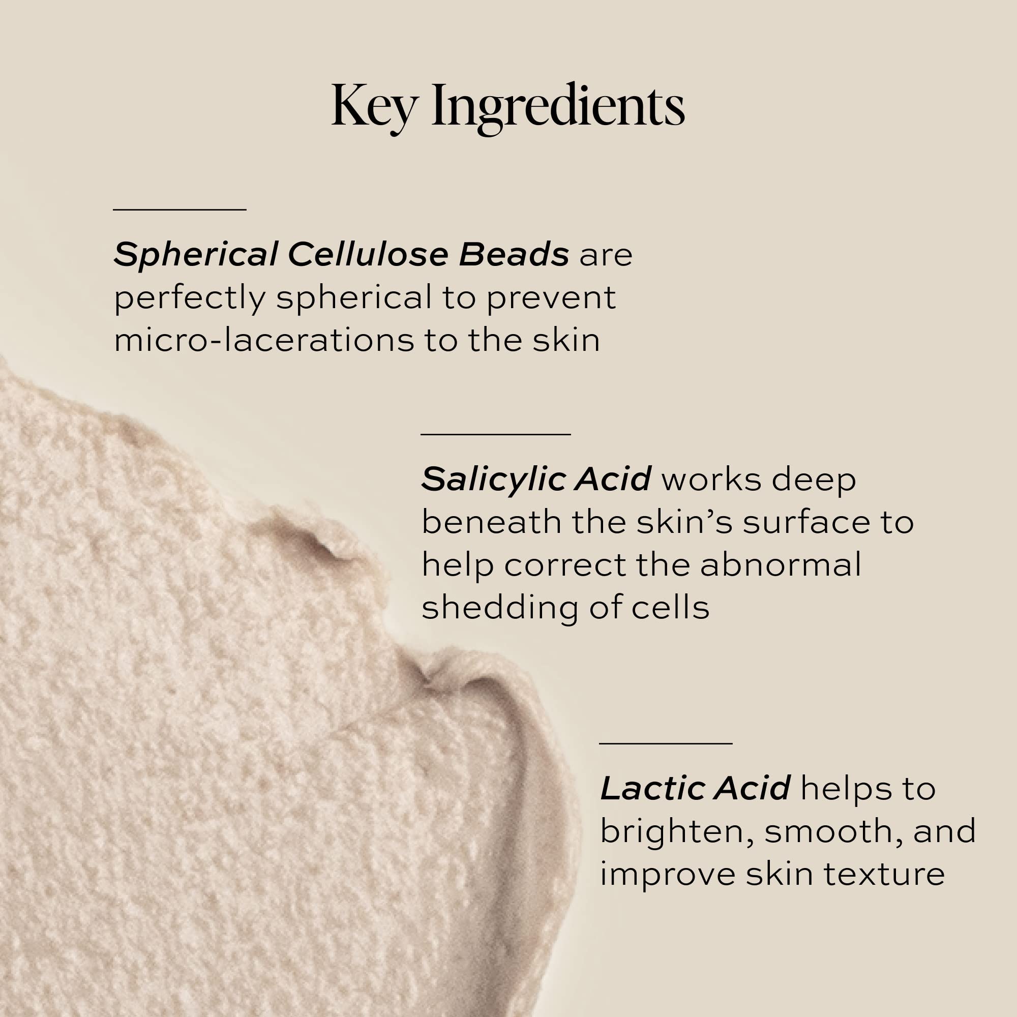 DIME whipped-exfoliating-mask texture closeup emphasizes luxurious feel and surface refresh