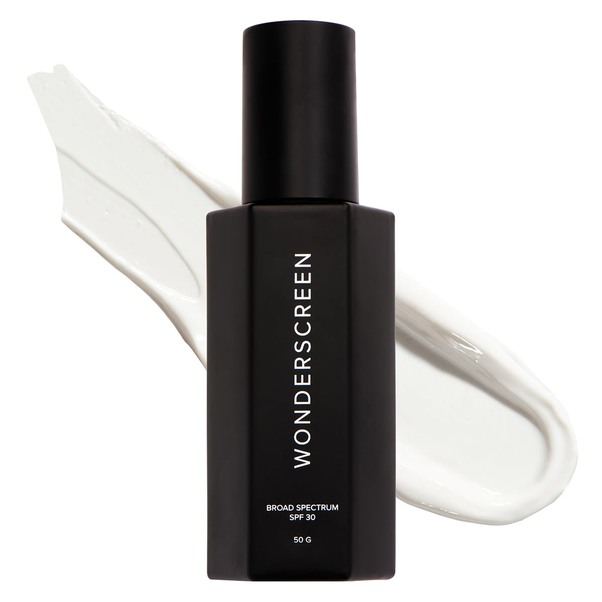 DIME Beauty Wonderscreen SPF 30 bottle close-up highlighting clean mineral sunscreen protection