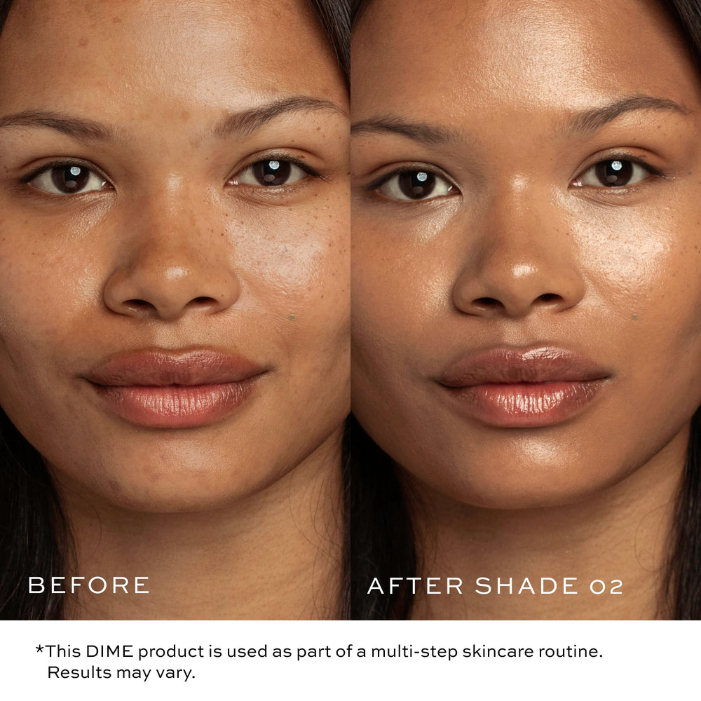 DIME Wonderscreen sunscreen in sun-ready routine guarding against UVA UVB rays