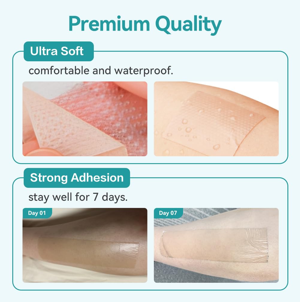 Dimora waterproof silicone scar tape, easy to rinse after shower.