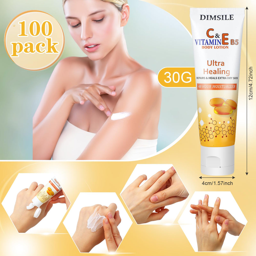 Dimsile travel lotion bottle cap closeup highlighting easy daily use.