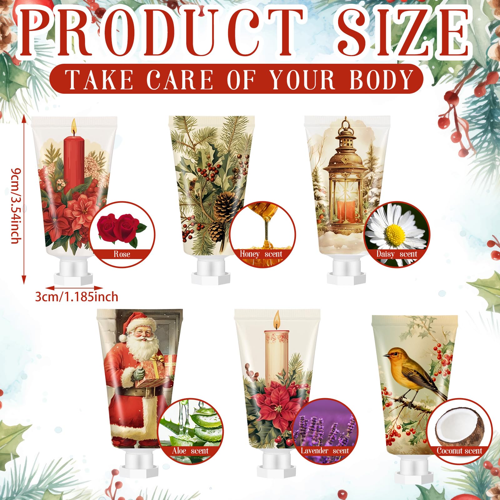 Dimsile six-fragrance mini lotions for stocking stuffers and events
