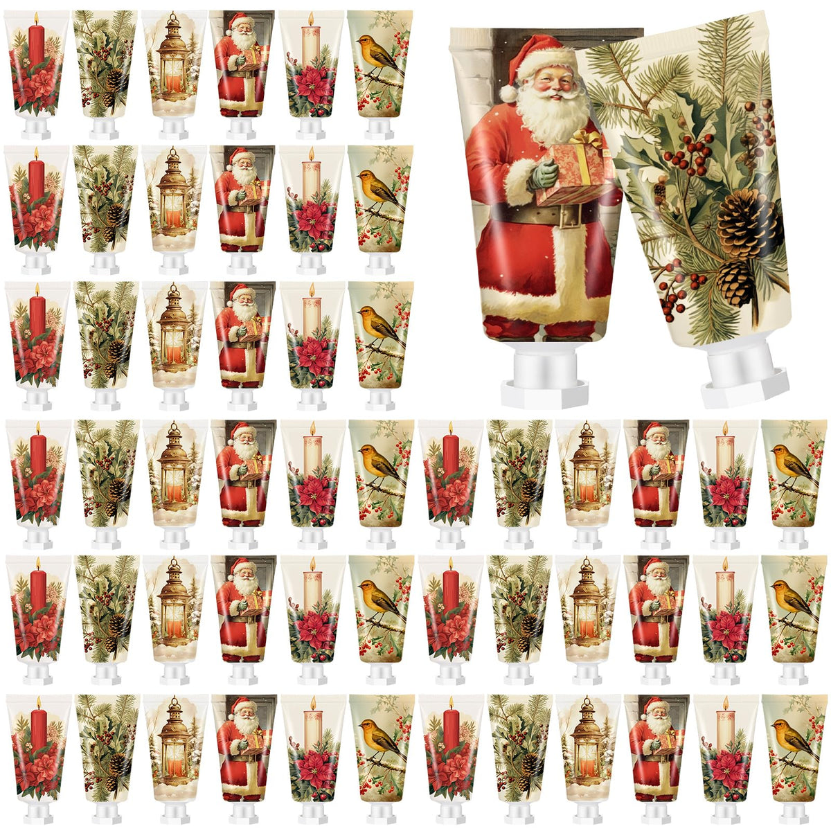 Dimsile 72-piece Christmas hand cream set in festive packaging for gifting
