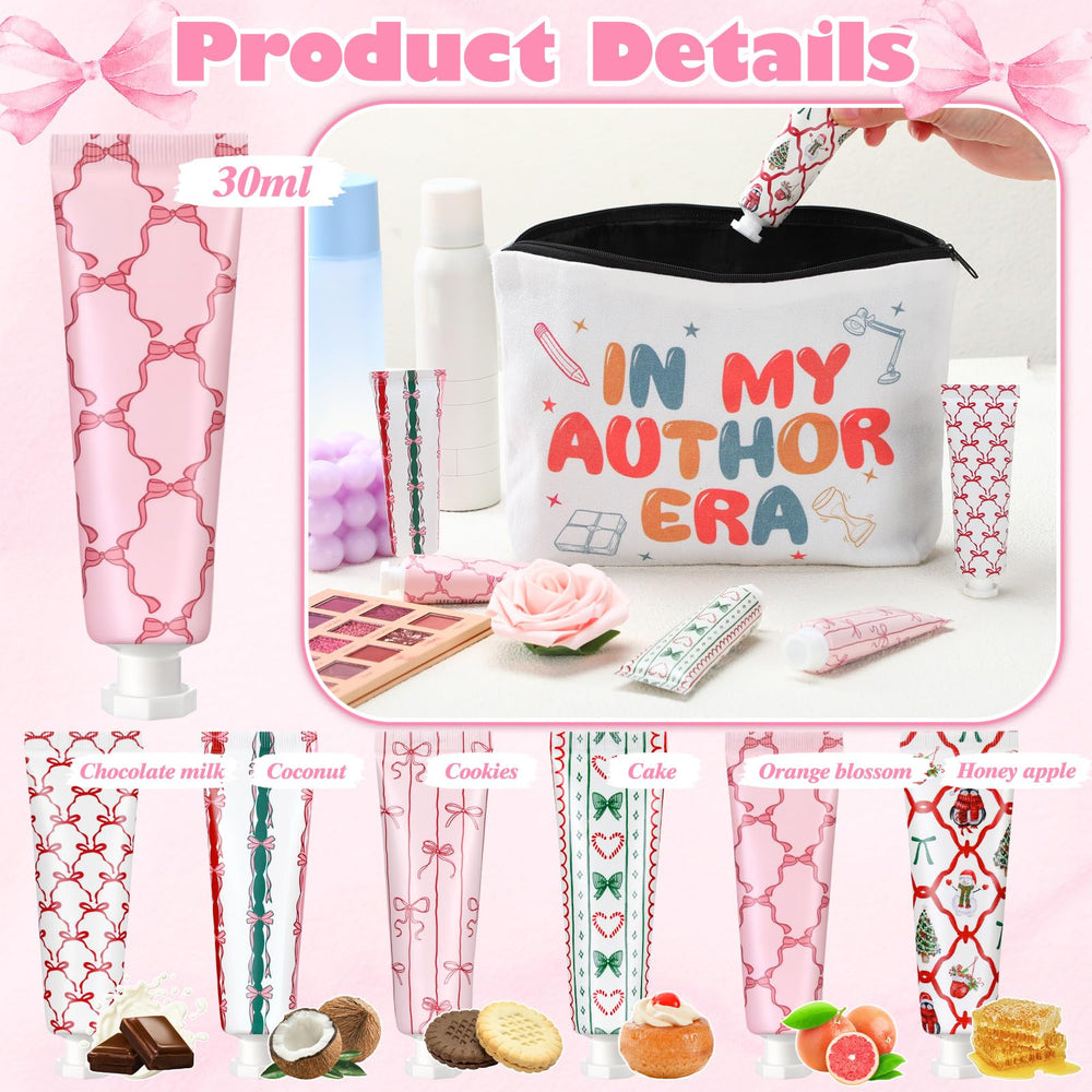 Dimsile Pink Bow Hand Cream cake scent sample, ideal travel-size gift