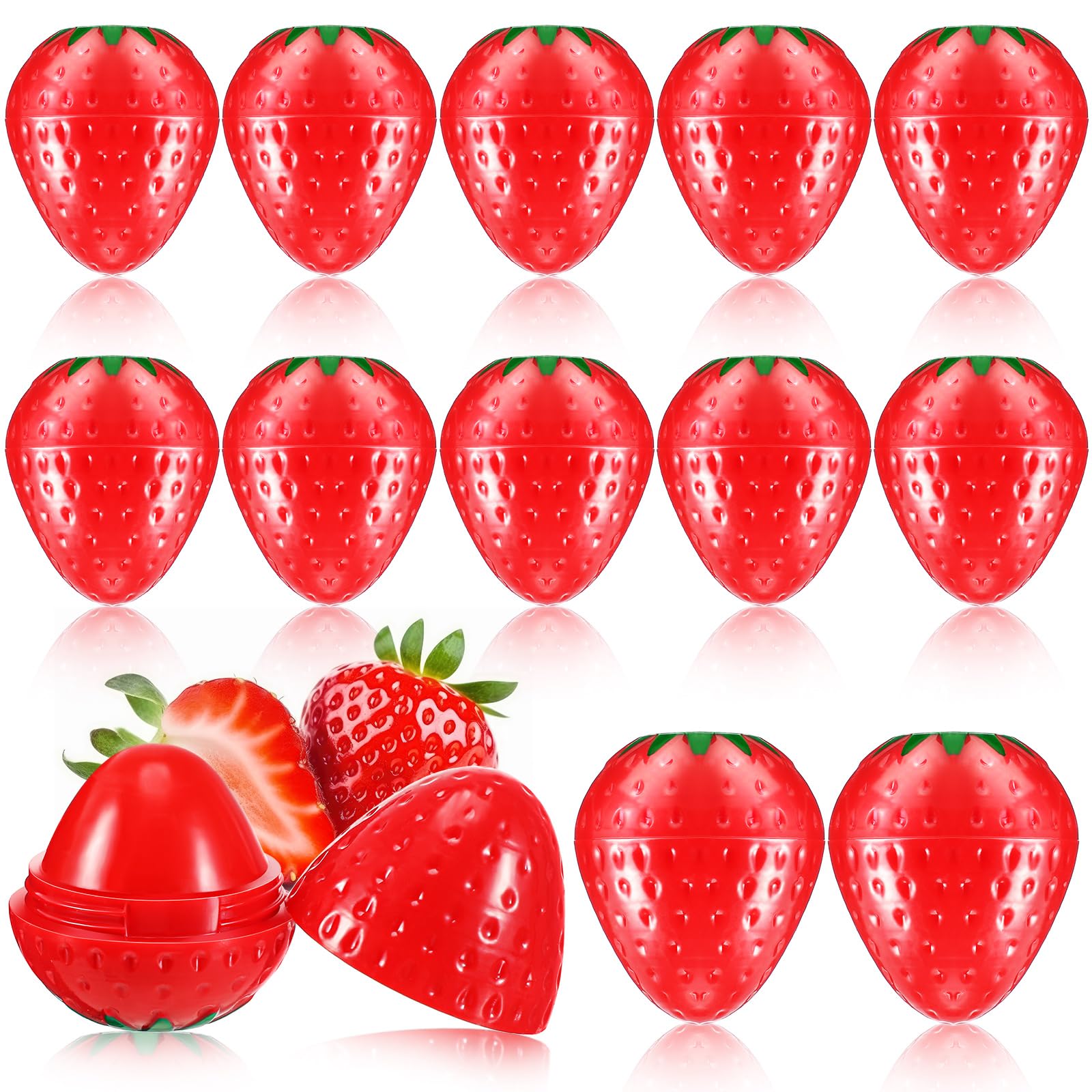 Dimsile strawberry lip balm 12pcs pack provides daily hydration with color