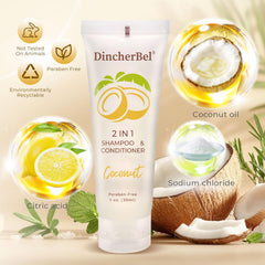 DincherBel 100-pack bulk toiletries with foil-sealed tubes for hygiene.
