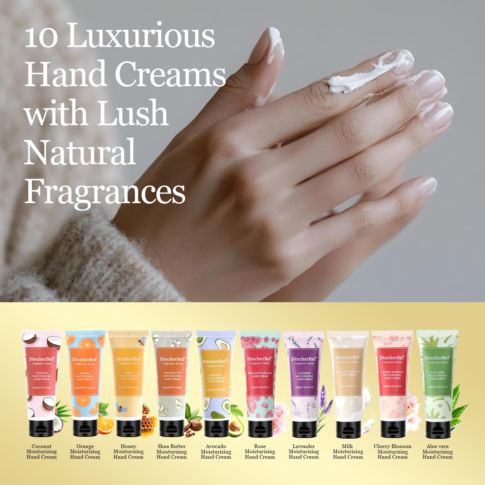Pleasant coconut fragrance with soothing hydration after use.
