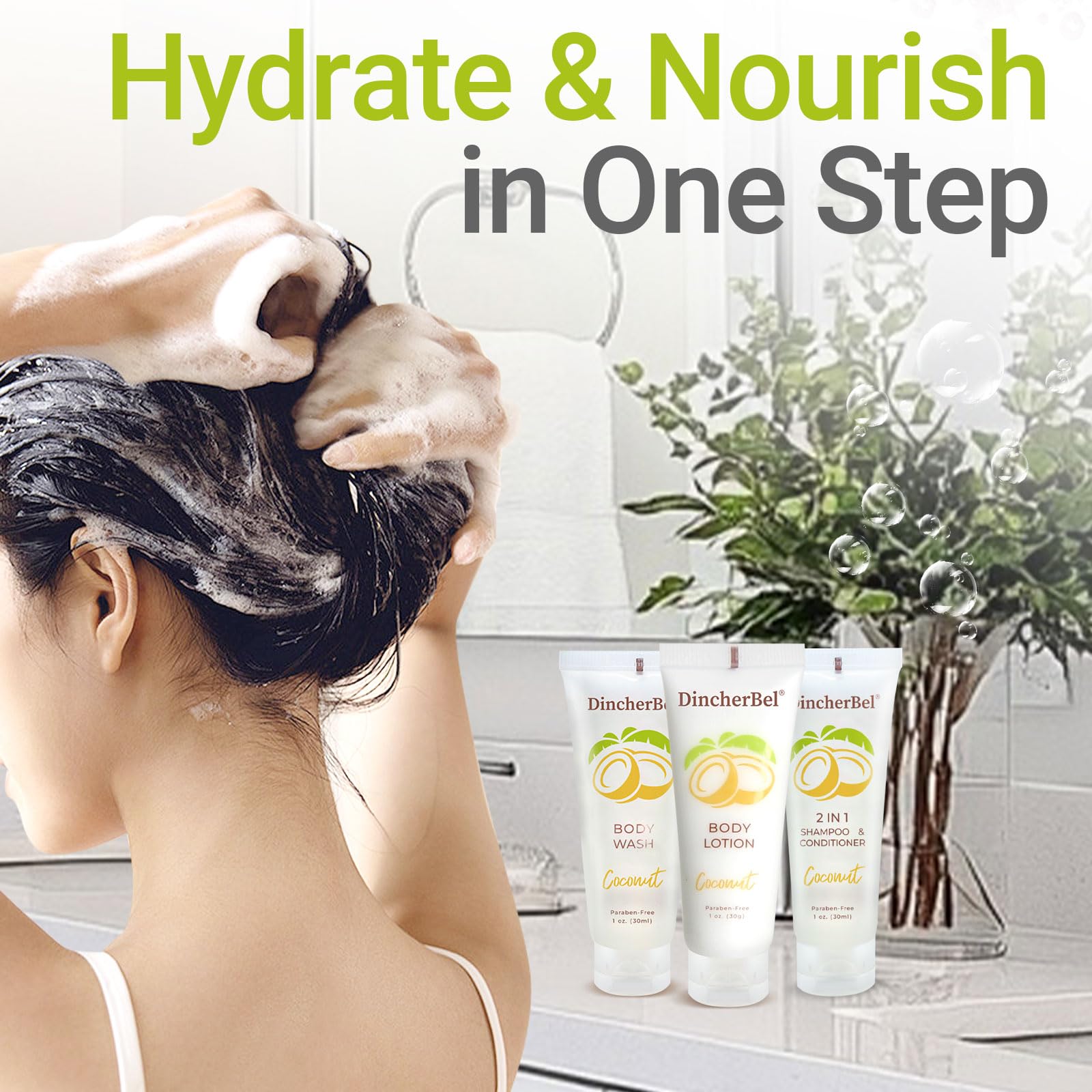 Individually wrapped tubes simplify distribution in hospitality settings.