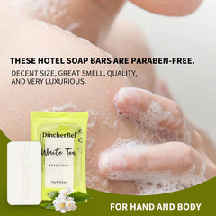 DincherBel travel soap on-the-go supports hotel stays and camping.