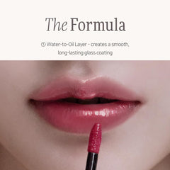 DINTO Blur-Glowy MINI Lip Tint 259 Deus delivers color in one swipe for instant shine.
