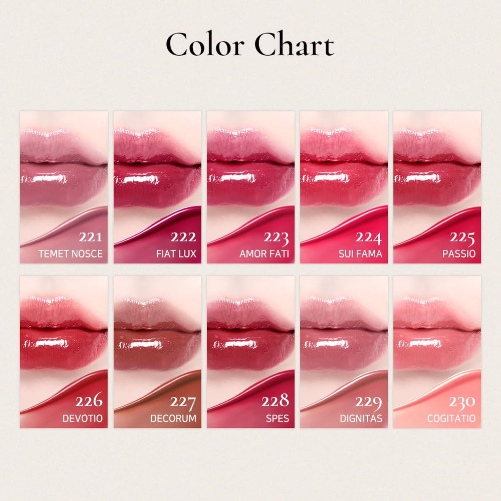 DINTO Ever-Lasting Airy Fit gloss seals hydration with transparent shine