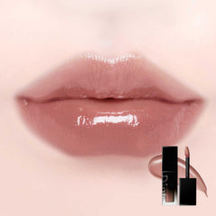 DINTO lip tint showing water-like glow effect