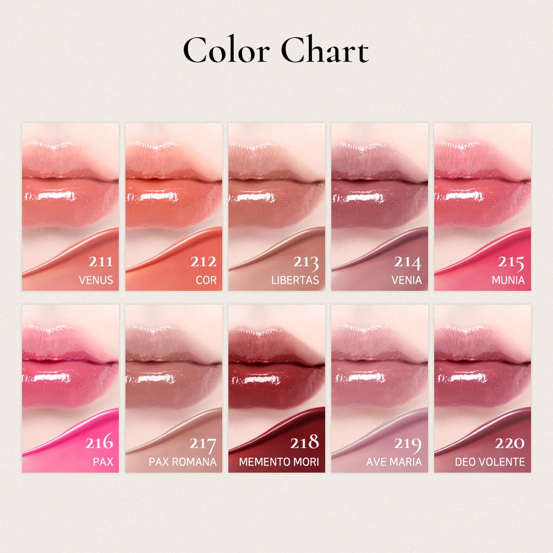 DINTO water-to-oil formula coats lips with moisture and shine
