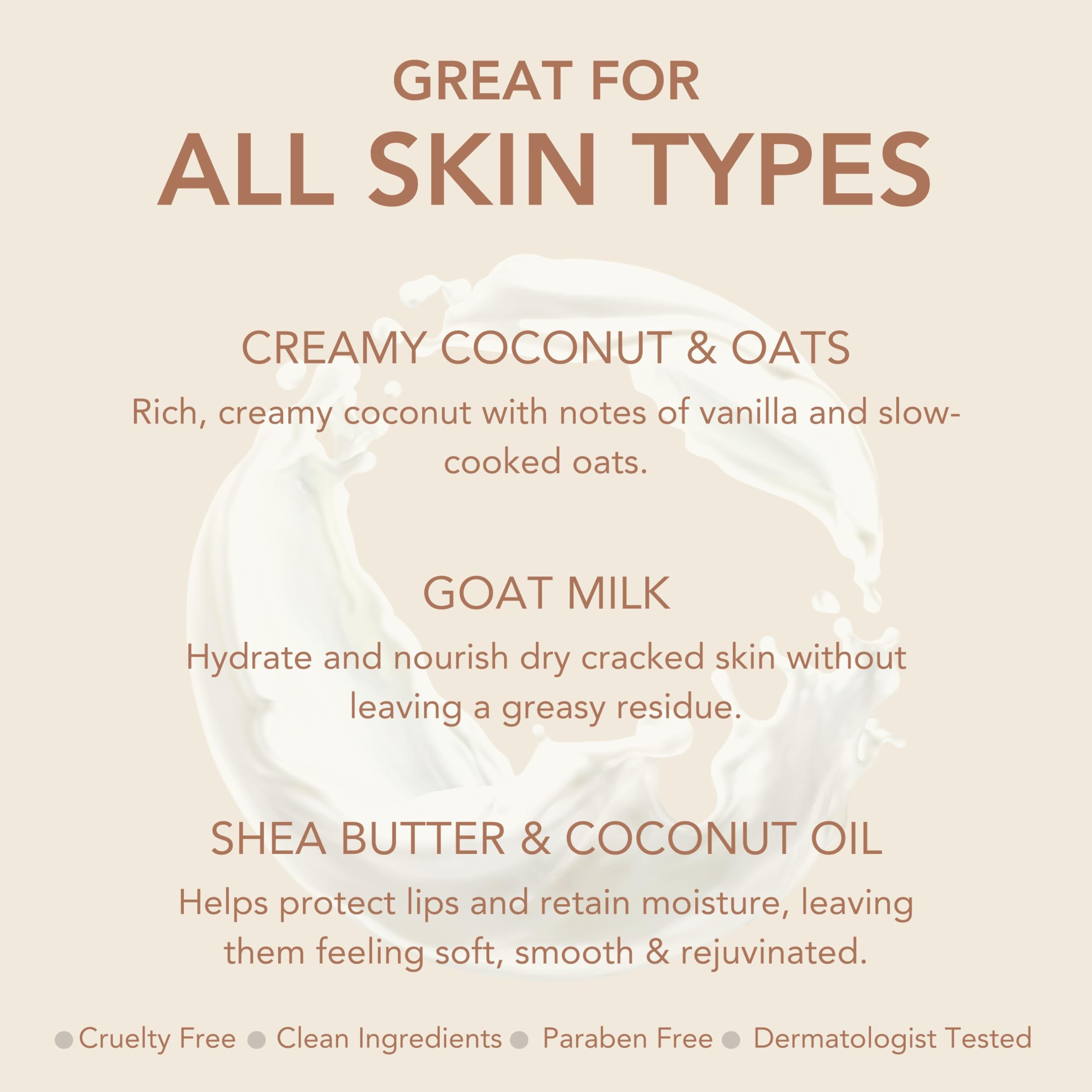 Dionis Cruelty-free and paraben-free label on lip care jar
