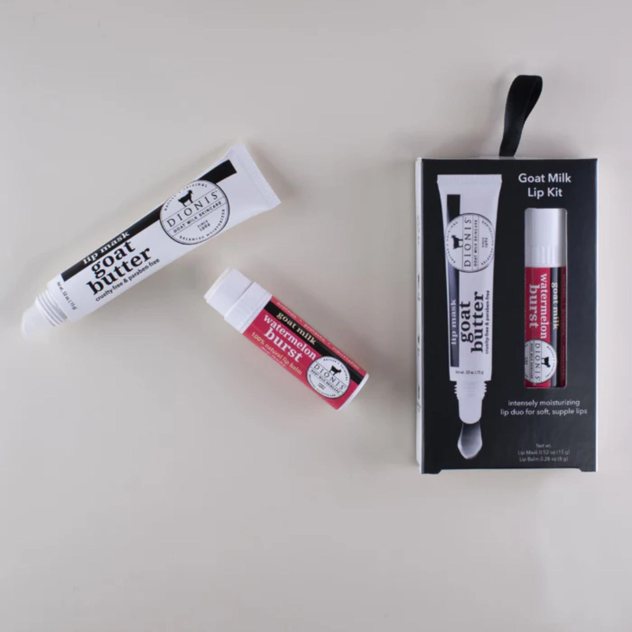 Dionis dermatologist-tested formula suggesting gentle lip care