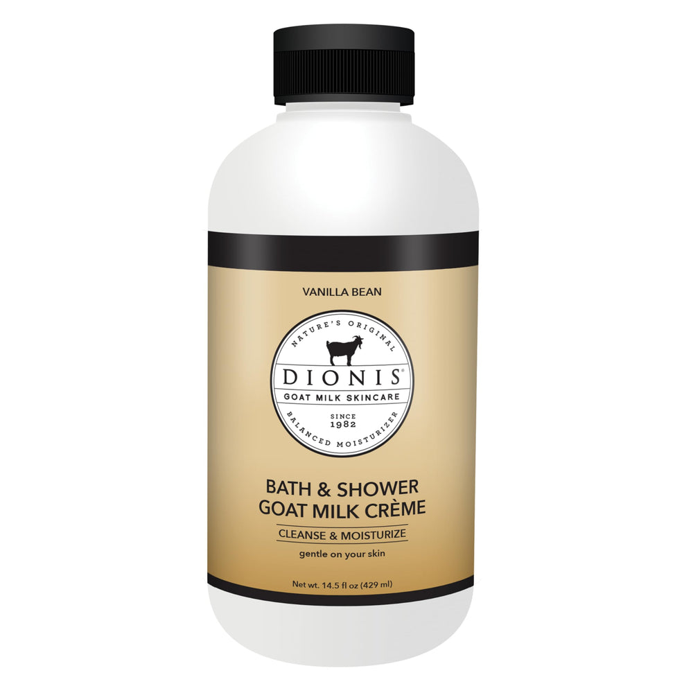 Dionis Goat Milk Bath Soap vanilla-bean lather boosts skin softness.
