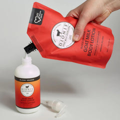 Label detail highlights vitamins A, C, D, E and B complex for nourished skin