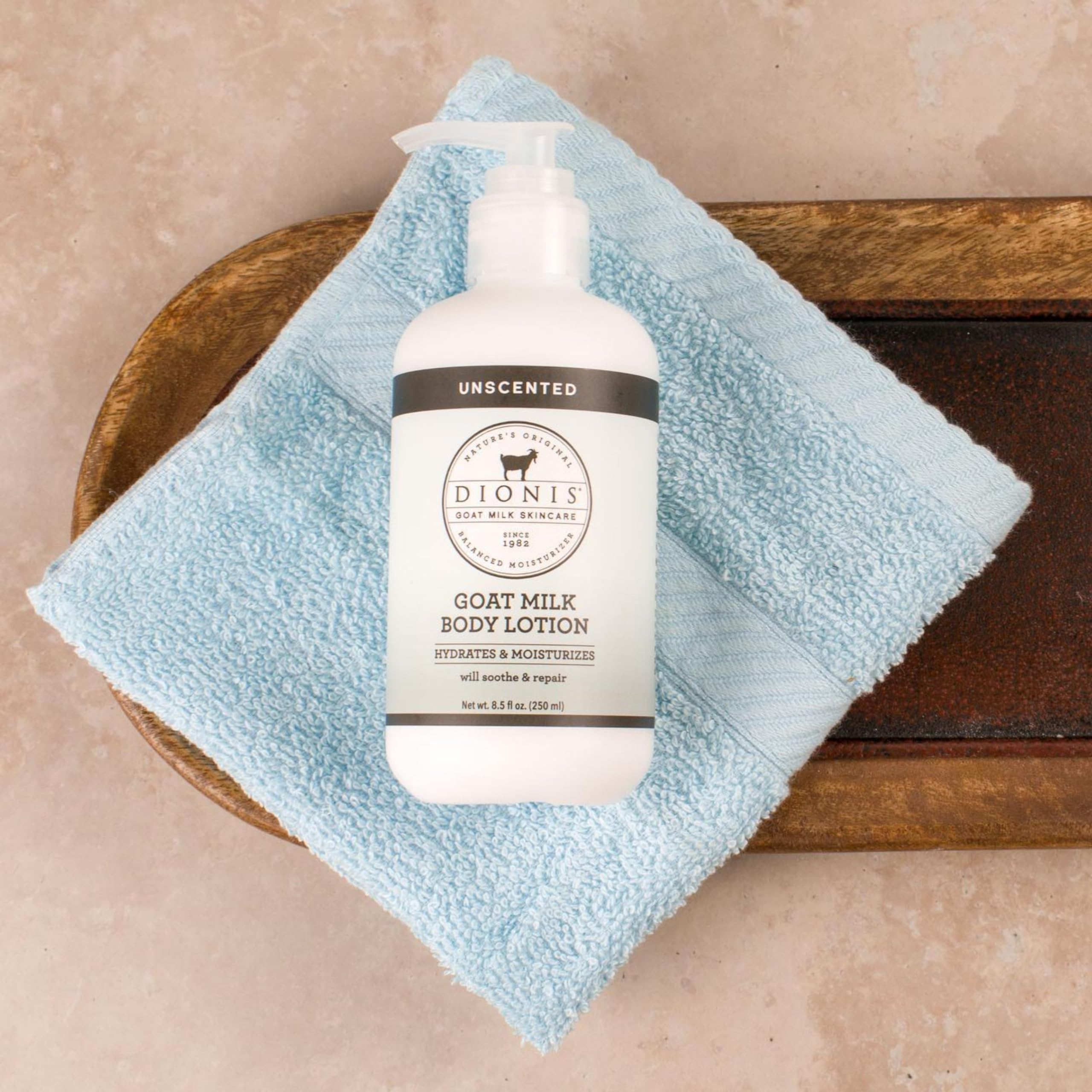 Dionis Goat Milk Body Lotion is USA-made and dermatologist-tested.