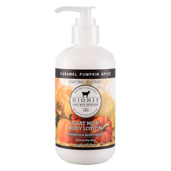 Dionis goat milk body lotion Verbena & Cream bottle with refreshed skin