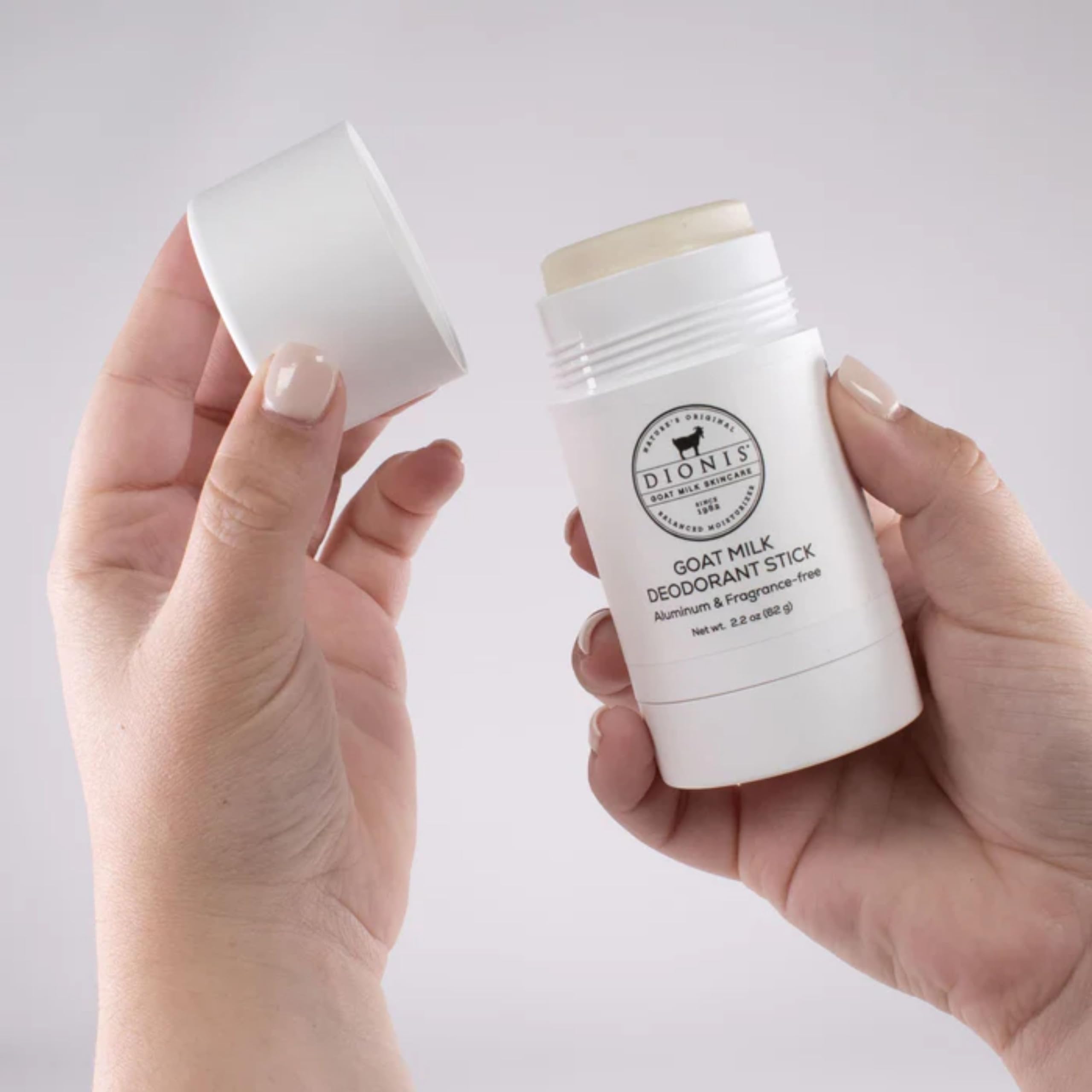 Dionis goat milk deodorant stick ingredients emphasizing skin-friendly formula
