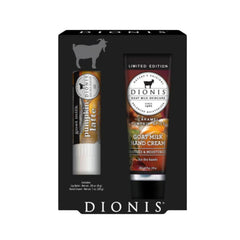 Dionis lip balm close-up with caramel pumpkin spice scent for hydrated lips