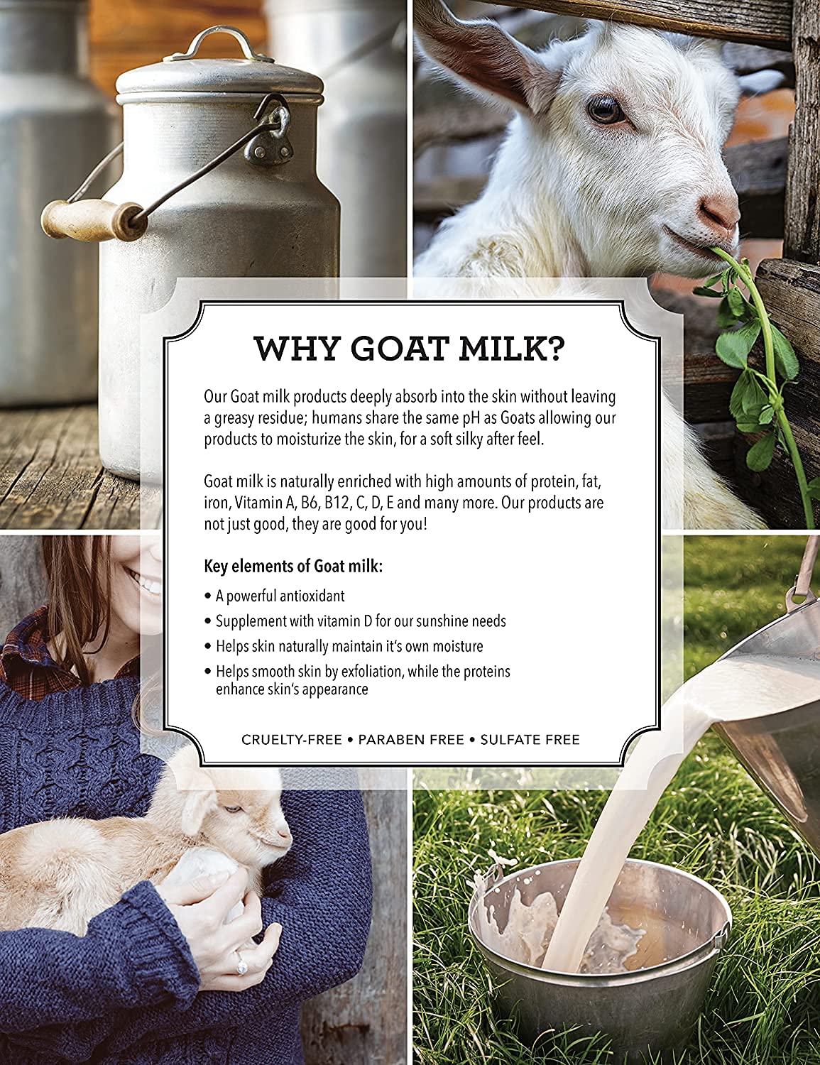 Dionis Goat Milk Hand Cream Made in USA packaging on display