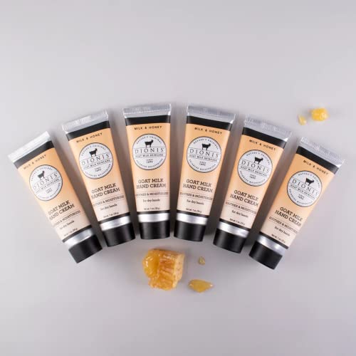 Dionis Goat Milk Hand Cream on hand shows smooth finish.