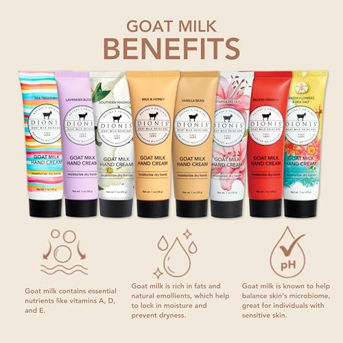 Dionis goat milk hand cream eight-pack for daily care