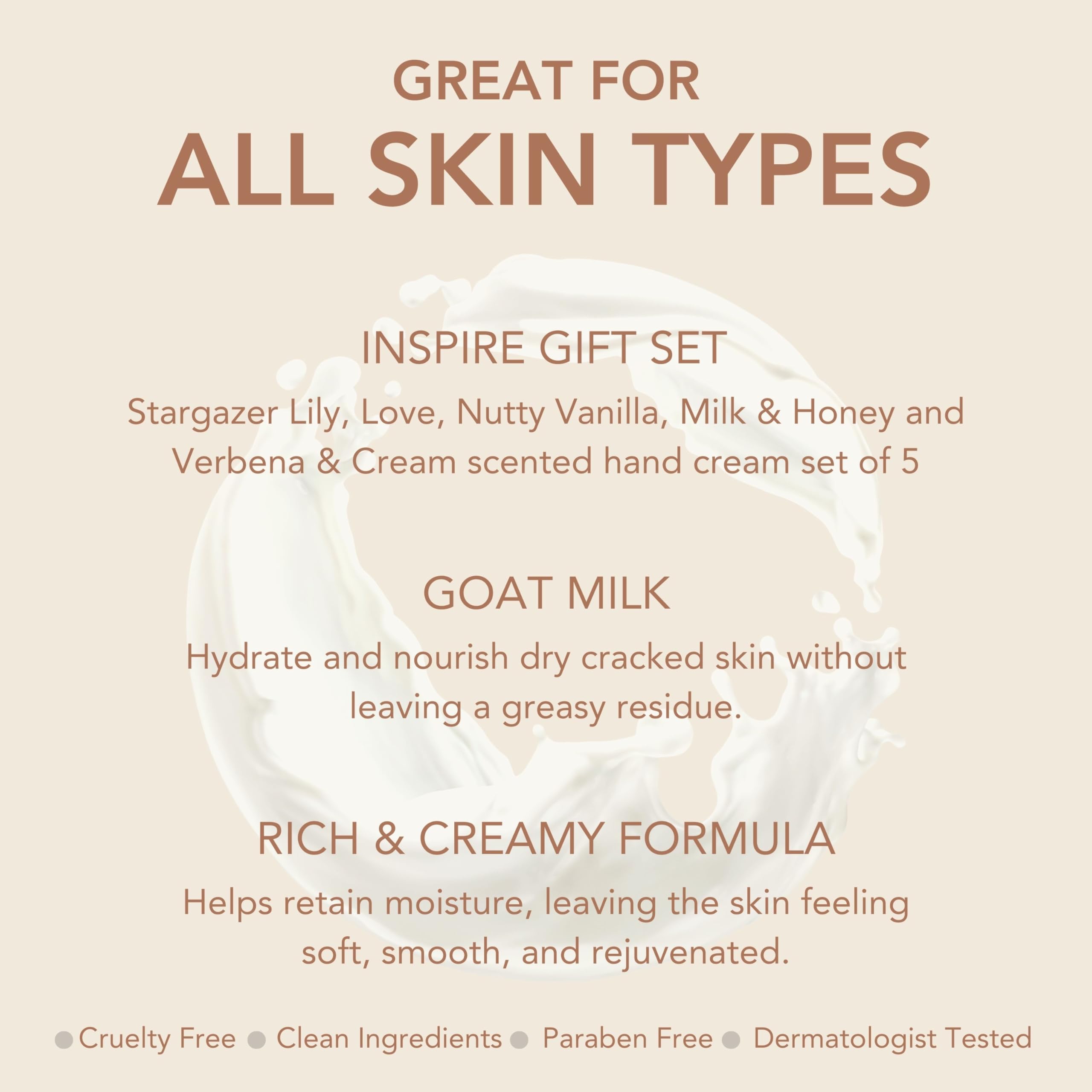 Dionis unscented goat milk hand cream travel size for sensitive skin.