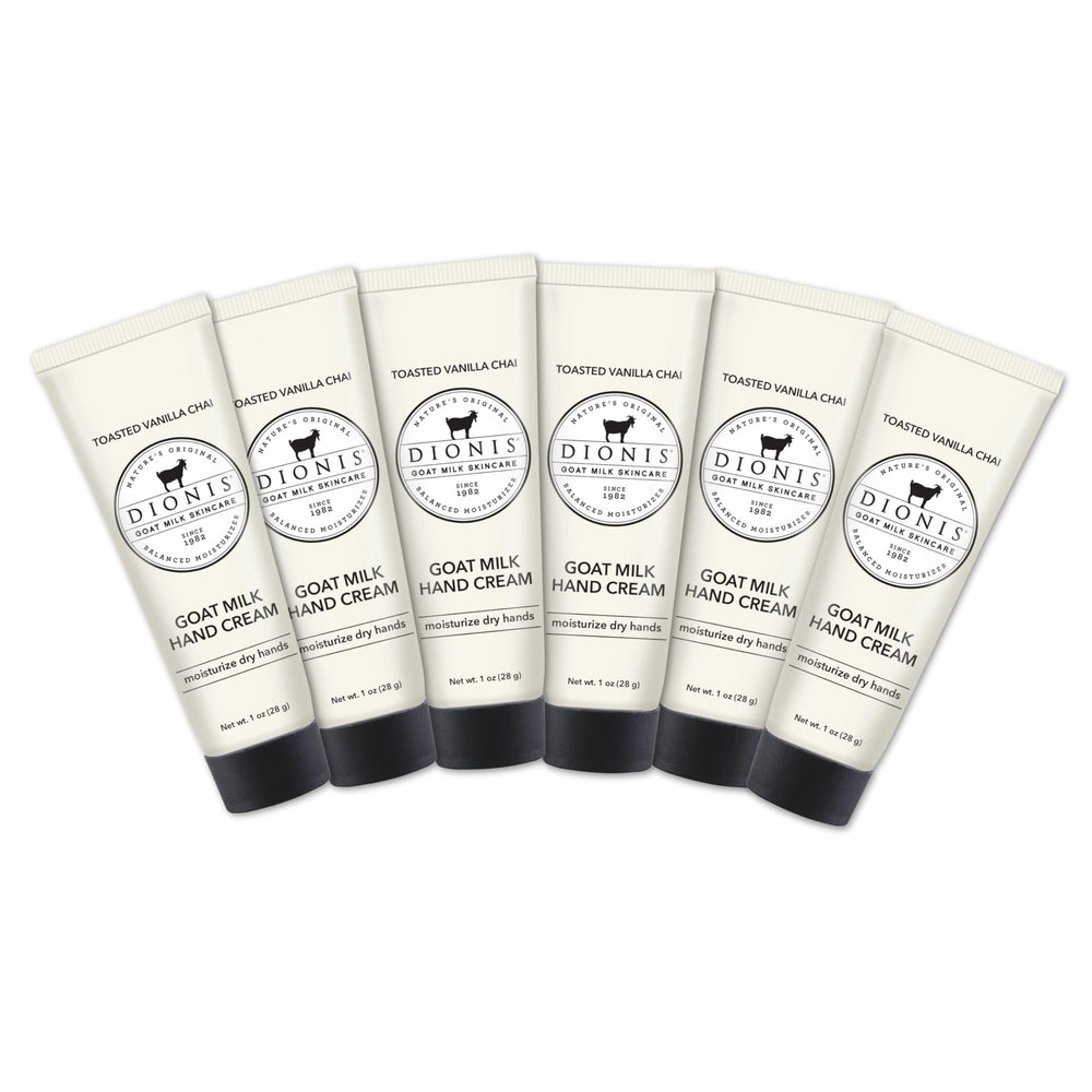 Dionis goat milk hand cream vanilla chai jar shows smooth non greasy hydration