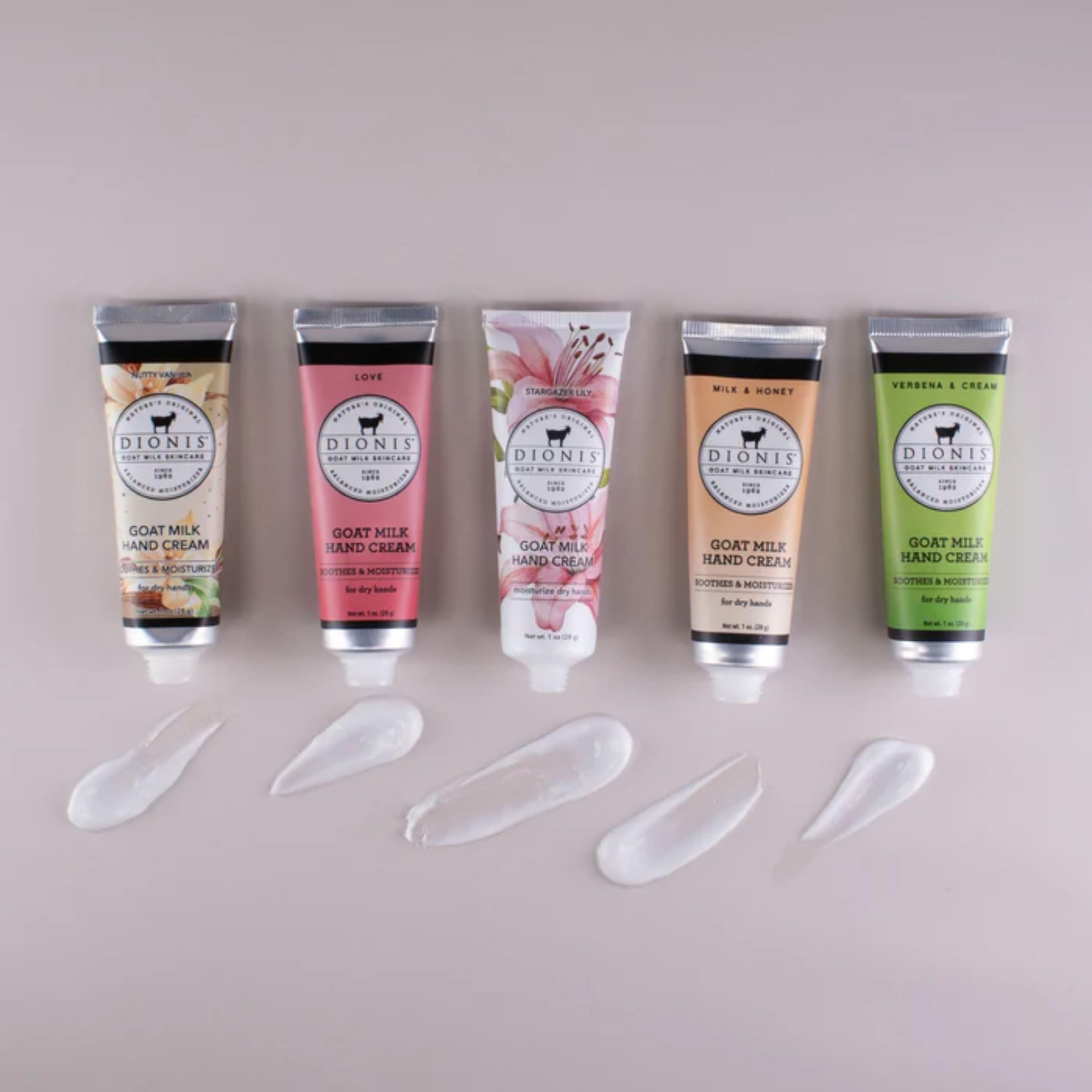Dionis Verbena & Cream hand cream travel size for fresh skin.