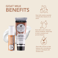Dionis goat milk lip balm 0.28oz, smooth application for lips