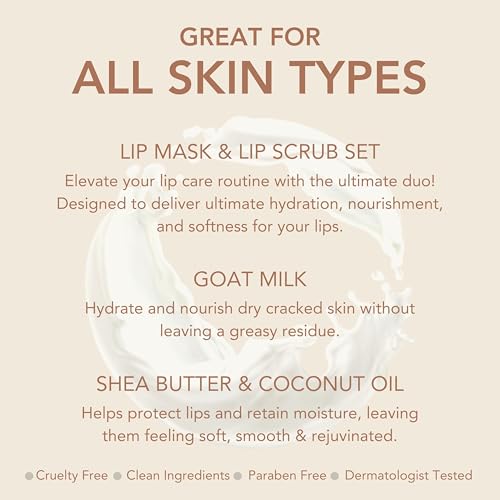 Dionis Goat Milk Lip Mask application at night for hydration
