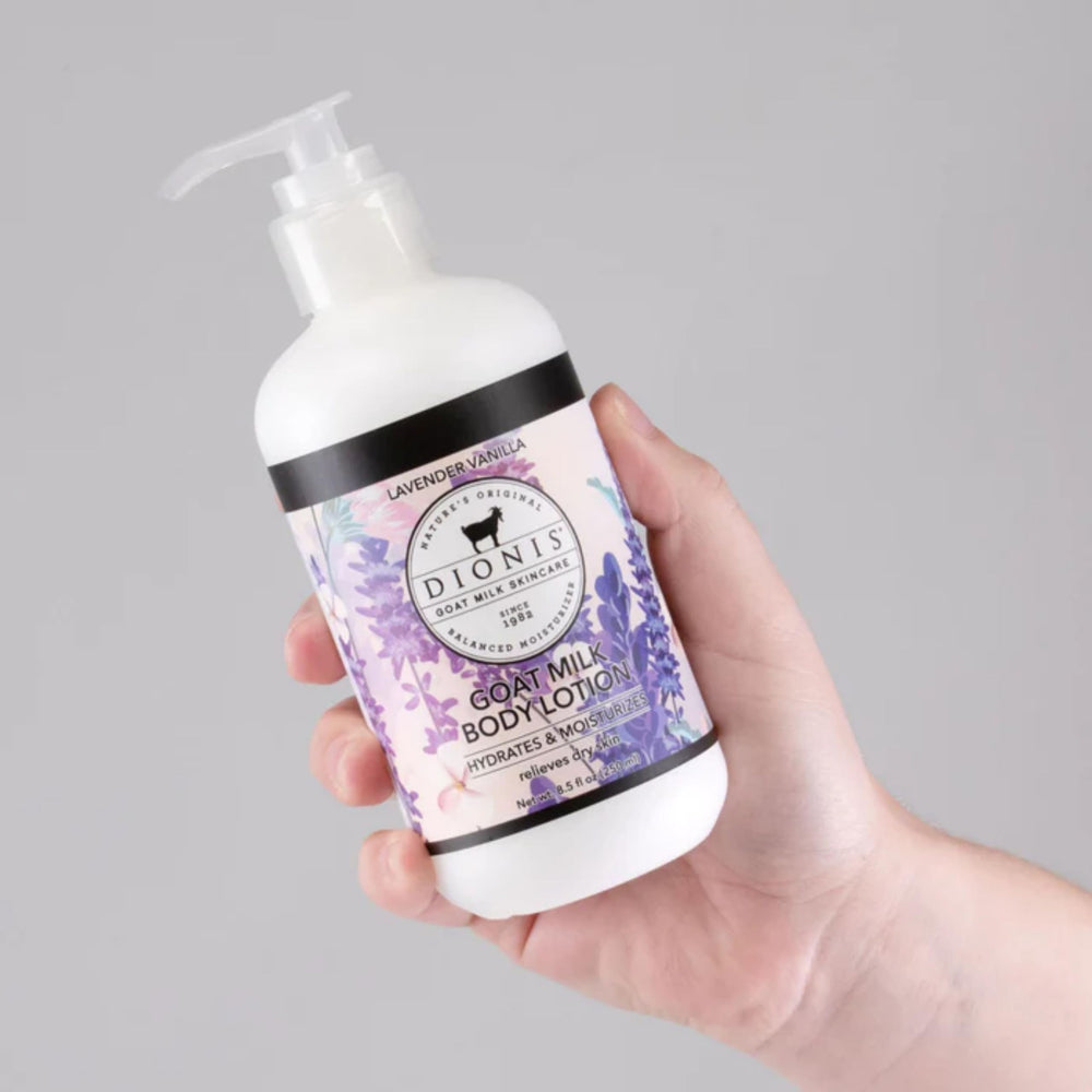 Goat milk ingredient highlighted as a gentle moisturizer for daily use.