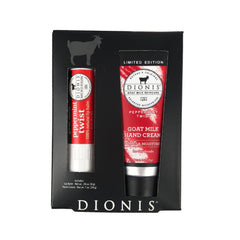Dionis Peppermint Twist hand cream with goat milk, quick absorption for dry hands.