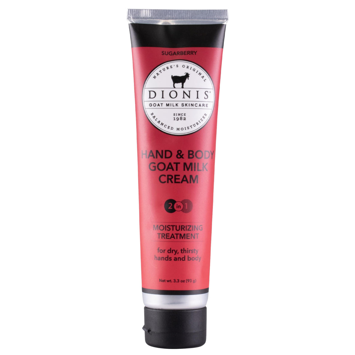 Dionis goat milk sugarberry cream jar ready for moisturizing routine