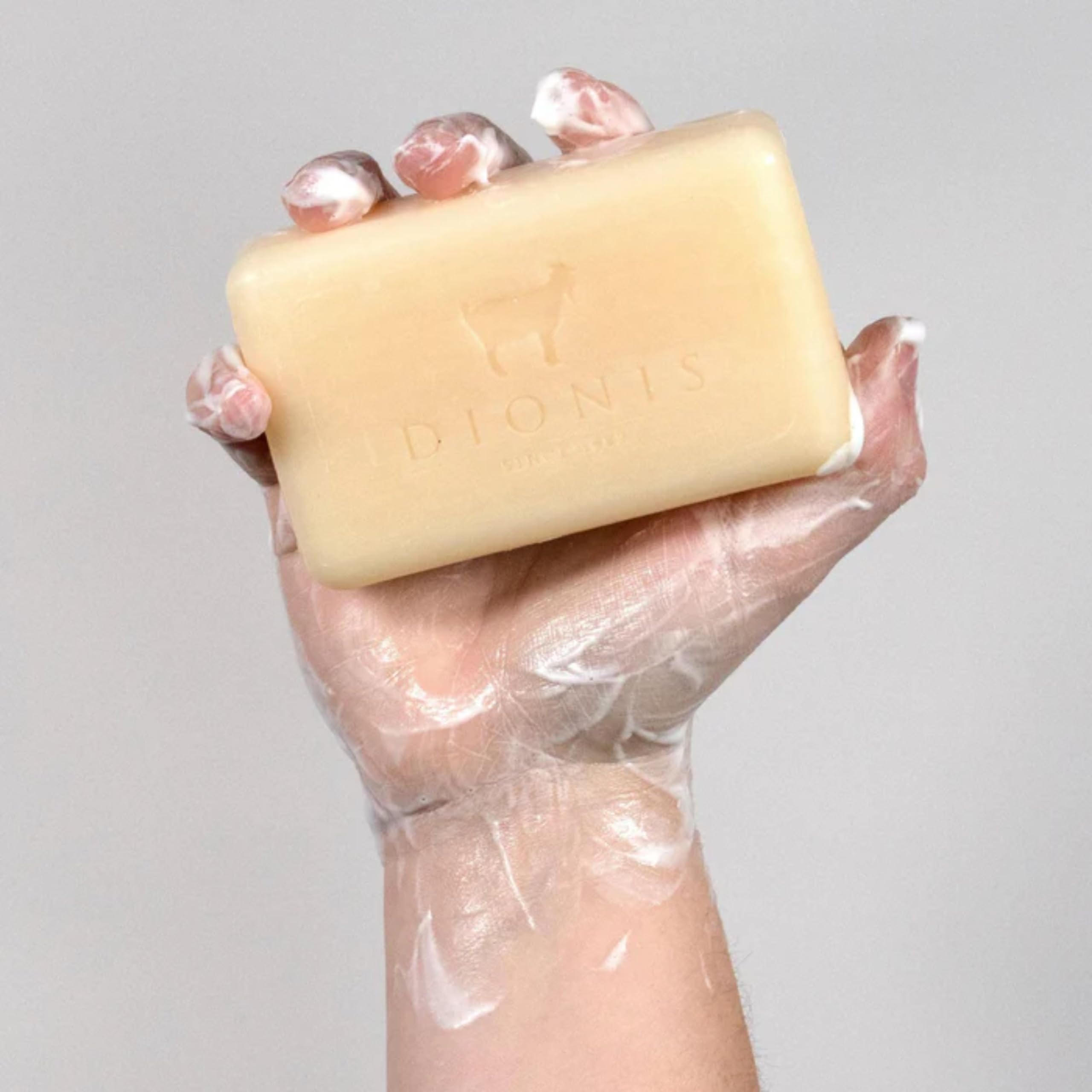 Dionis goat milk honey scented soap creates spa-like bath atmosphere