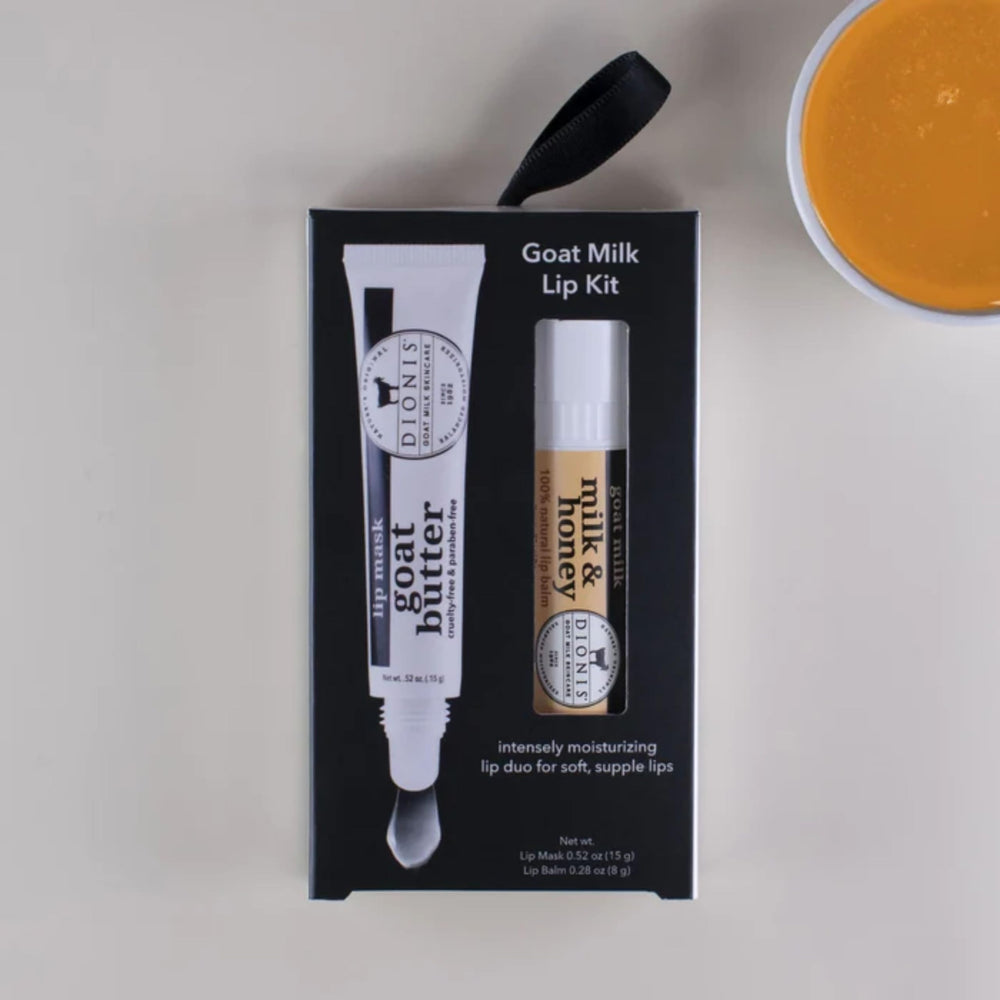 Dionis lip balm application close-up with smooth, non-greasy feel