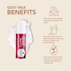 Dionis lip balm beeswax close-up highlights nourishing formula.