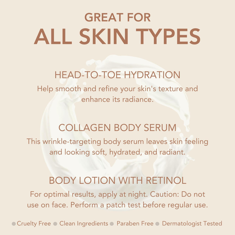 Dionis routine application demonstrates easy full-body hydration