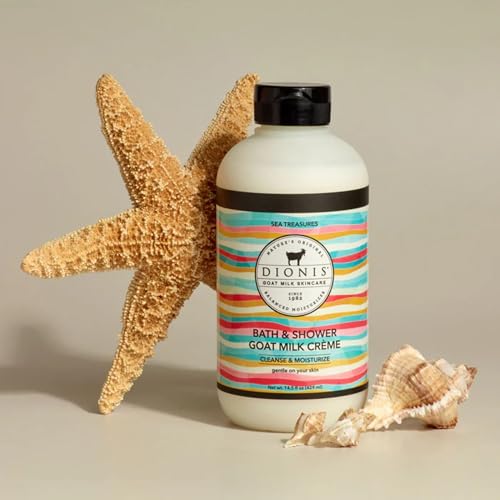 Dionis Sea Treasures fragrance bottle evokes ocean breeze for refreshing moments.