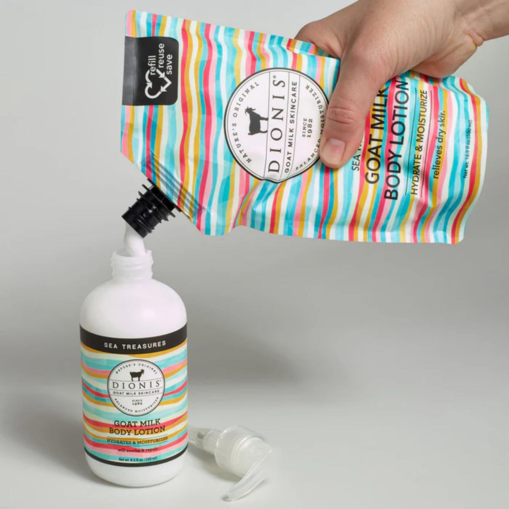 Dionis Sea Treasures fragrance swatch evoking ocean breeze with soft pea notes.